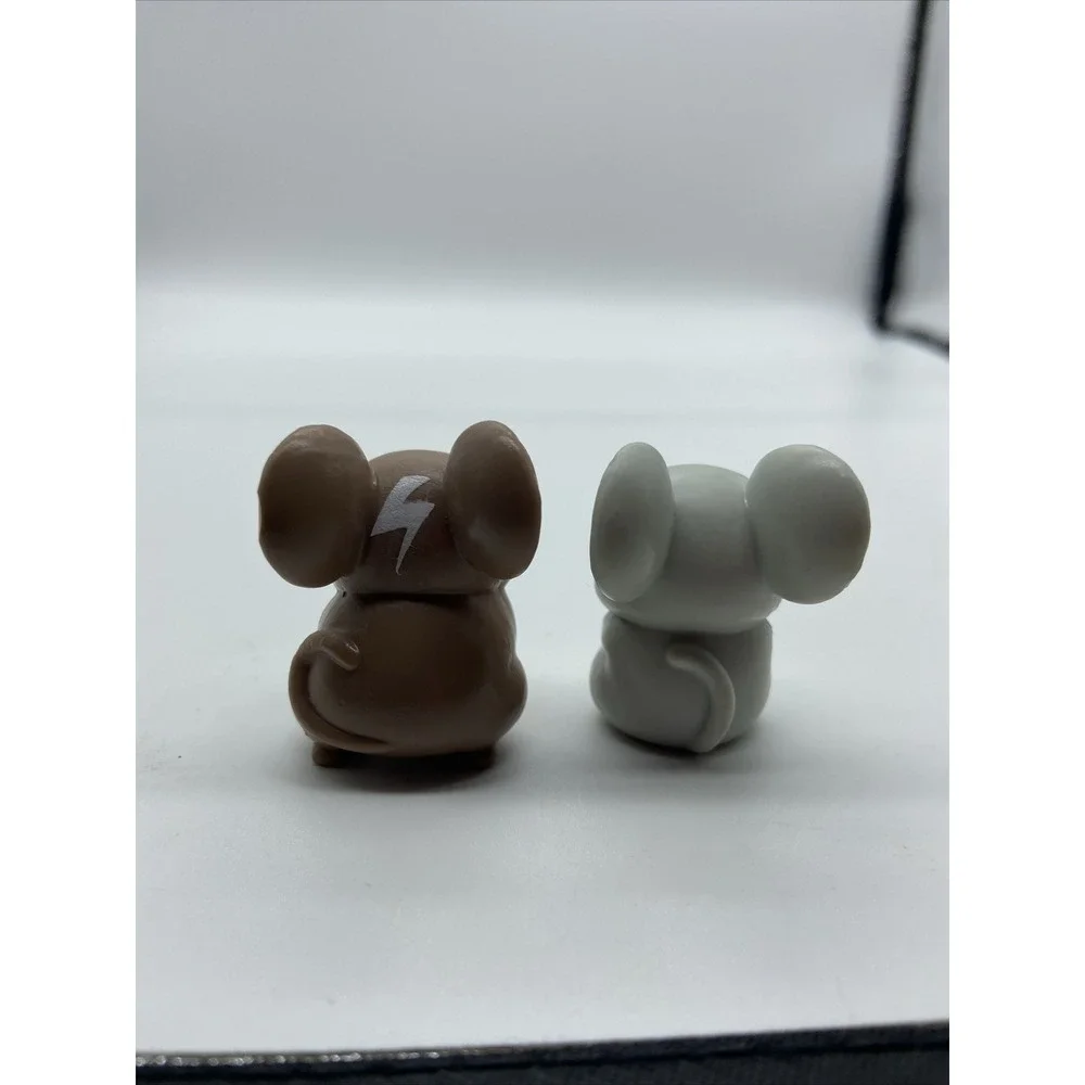 Little Live Pets Surprise Mouse Two Babies Gray Brown 1 1/2 Inches Tall